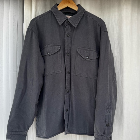 Men's Slate-Blue FILSON Button-Up Jacket - Picture 1 of 7